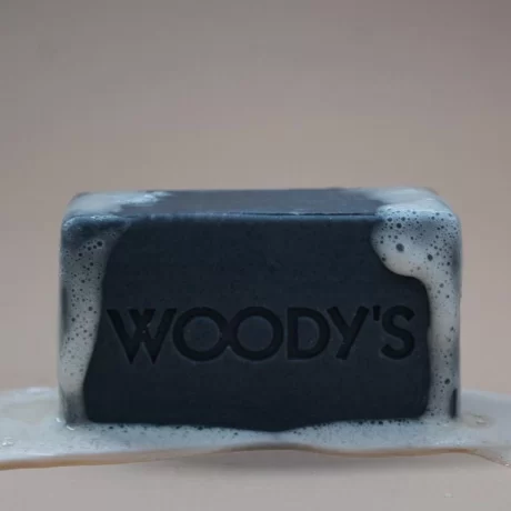 Woody's Activated Charcoal Bar Soap – Muilas su aktyvuota anglimi
