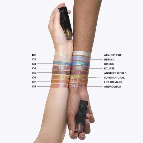 Mesauda Milano Galactic Liquid Eyeshadow shades