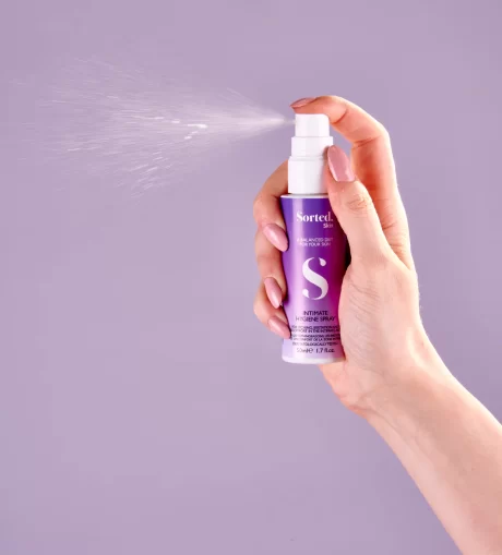 Sorted Skin Intimate Hygiene Spray hand