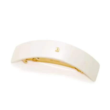 BALMAIN HAIR Barrette Large White