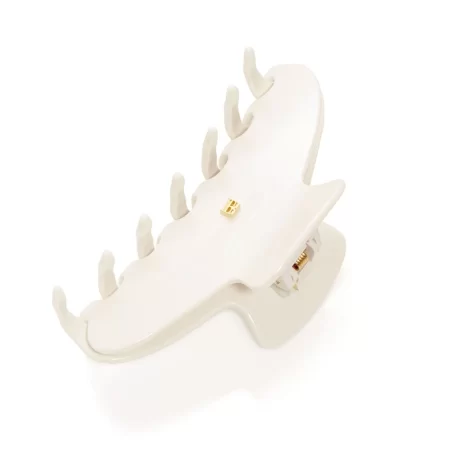 BALMAIN HAIR Pince à Cheveux Large White — Plaukų segtukas