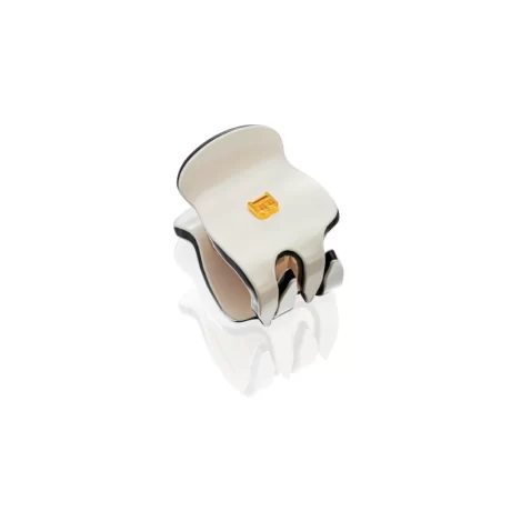 BALMAIN HAIR Pince à Cheveux XS White Black — Plaukų segtukas