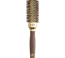 Olivia Garden Nano Expert Blowout Shine Wavy Bristles G&B Apvalus šepetys 35 mm