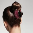 BALMAIN HAIR Hairpin Imperiale Velvet Burgundy XL Womans Head